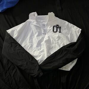 Rue21 White Quarter-Zip Jacket